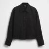 Linen-Cotton Oversized Shirt