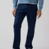 Linen-Cotton Relaxed Straight Pants
