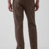 Linen-Cotton Relaxed Straight Pants