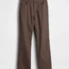 Linen-Cotton Relaxed Straight Pants