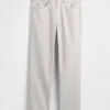 Linen-Cotton Relaxed Straight Pants