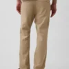 Linen-Cotton Relaxed Straight Trousers