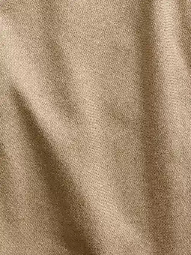 Linen-Cotton Relaxed Straight Trousers