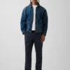 Linen-Cotton Relaxed Straight Trousers