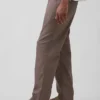 Linen-Cotton Relaxed Taper Easy Pants