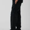Linen-Cotton Relaxed Taper Easy Pants