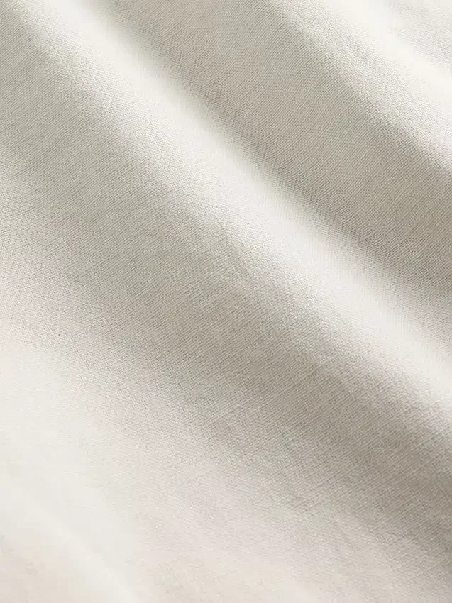 Linen-Cotton Relaxed Taper Easy Pants