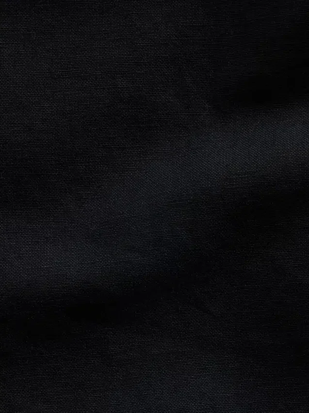 Linen-Cotton Relaxed Taper Easy Pants