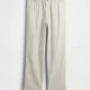 Linen-Cotton Relaxed Taper Easy Pants