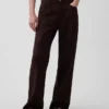 Linen-Cotton Wide-Leg Pants