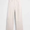 Linen-Cotton Wide-Leg Pants