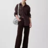 Linen-Cotton Wide-Leg Pants