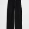 Linen-Cotton Wide-Leg Pants