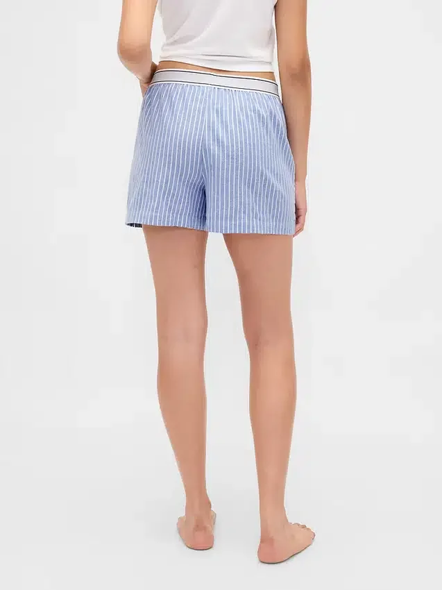 Logo Flannel Boxer Shorts