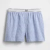 Logo Flannel Boxer Shorts