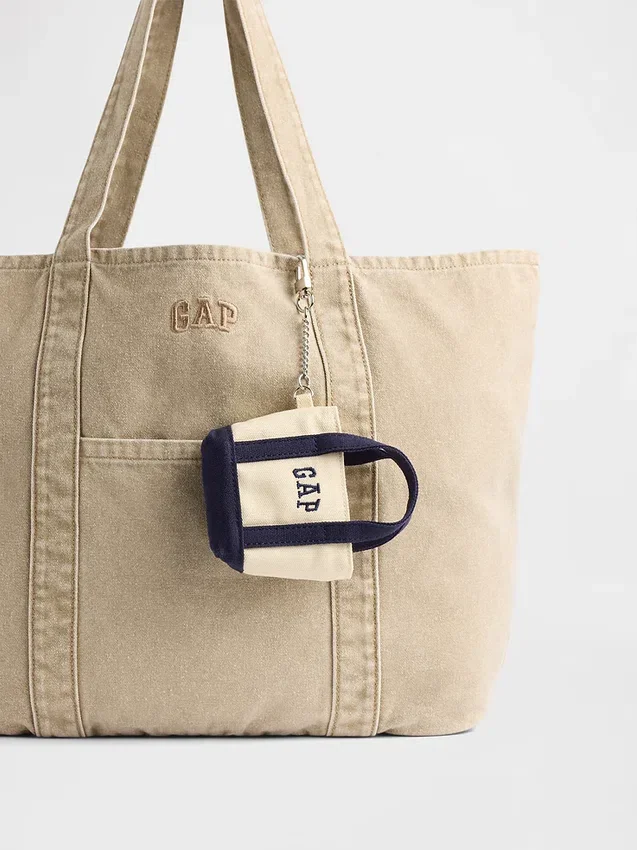 Logo Tote Bag Charm