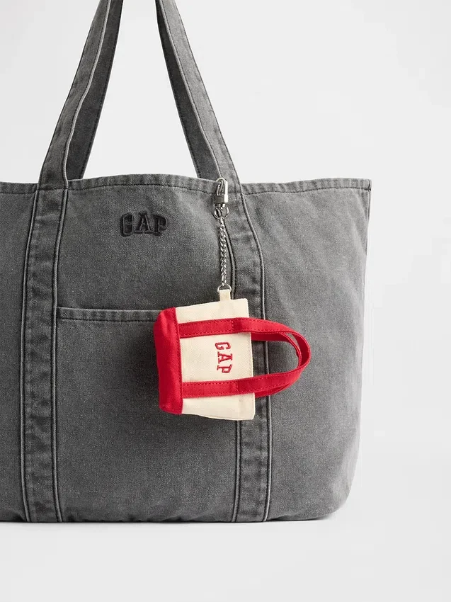 Logo Tote Bag Charm