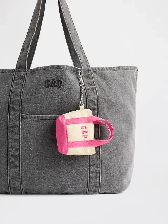 Logo Tote Bag Charm