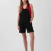 Loose Denim Shortalls