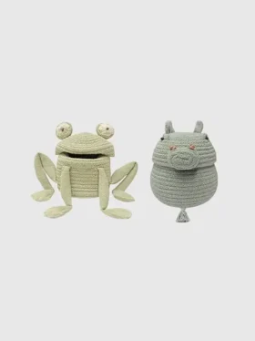 Lorena Canals Set of 2 Mini Baskets Fred and Henry