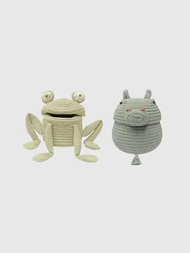 Lorena Canals Set of 2 Mini Baskets Fred and Henry