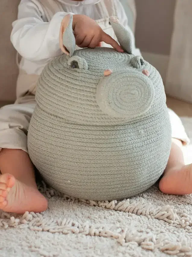 Lorena Canals Storage Basket Henry the Hippo