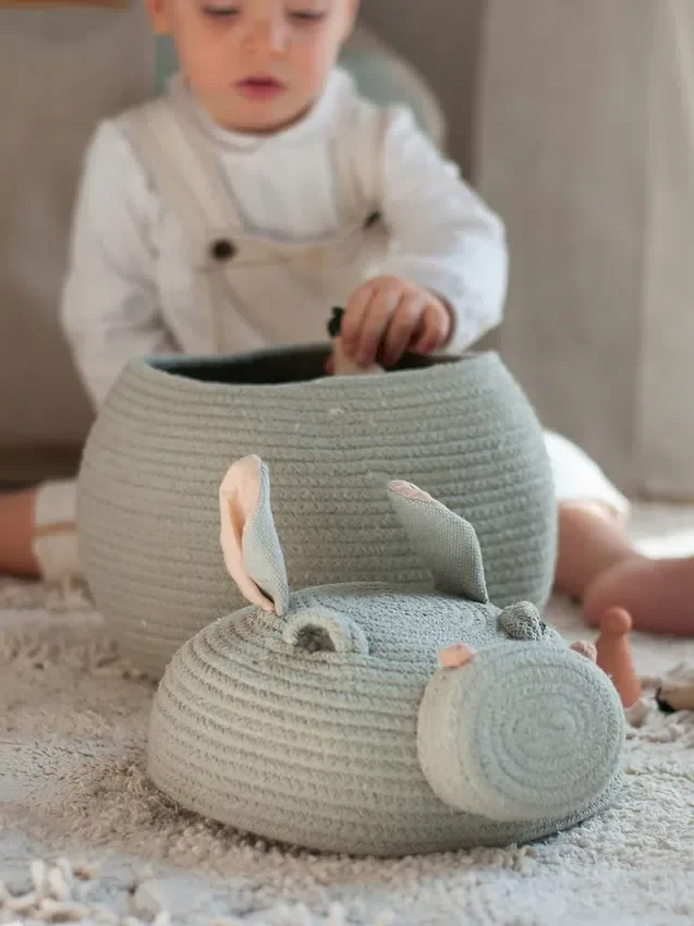 Lorena Canals Storage Basket Henry the Hippo