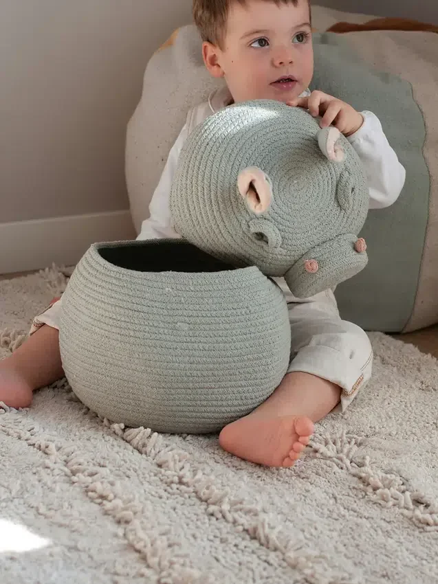 Lorena Canals Storage Basket Henry the Hippo