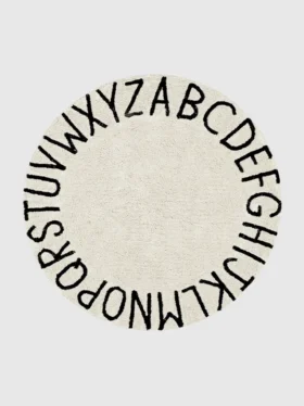 Lorena Canals Washable Rug Abc Natural Black
