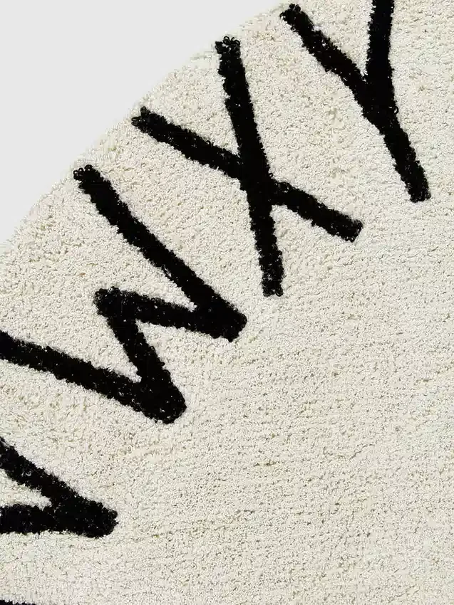 Lorena Canals Washable Rug Abc Natural Black