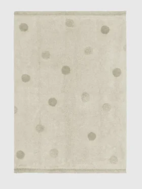 Lorena Canals Washable Rug Hippy Dots Olive