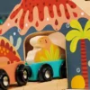 Lost World Dinosaur Railway Set