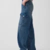Low Rise '90S Loose Cargo Jeans
