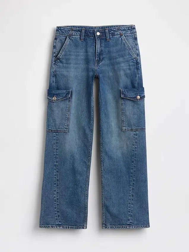 Low Rise '90S Loose Cargo Jeans
