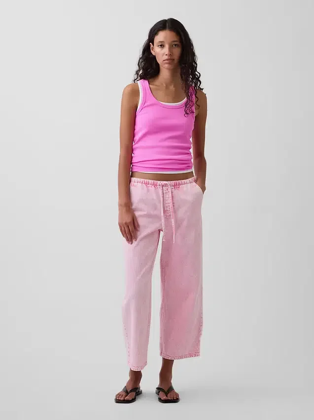 Low Rise '90S Loose Easy Crop Jeans