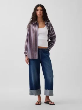 Low Rise '90S Loose Easy Crop Jeans