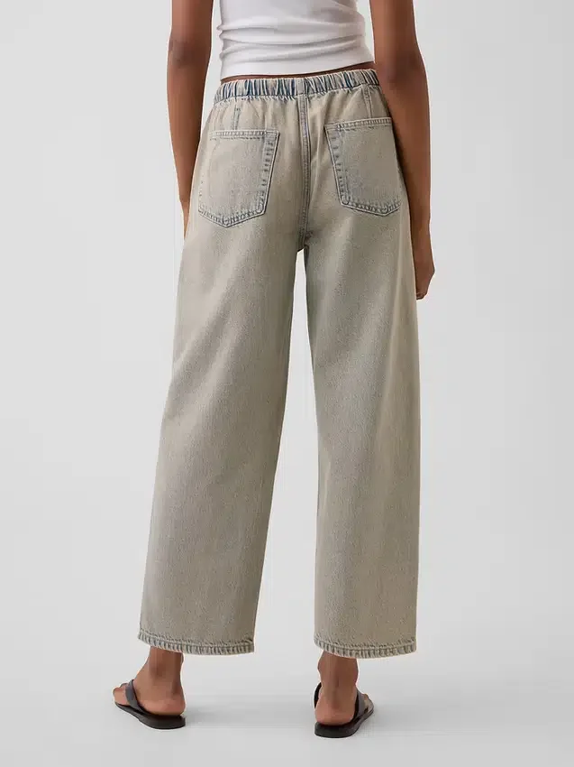 Low Rise '90S Loose Easy Crop Jeans