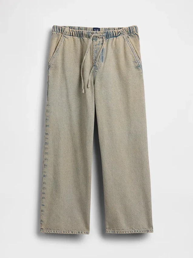 Low Rise '90S Loose Easy Crop Jeans