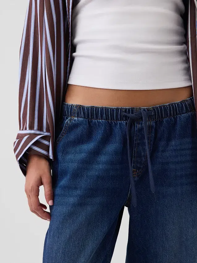 Low Rise '90S Loose Easy Crop Jeans