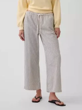 Low Rise ’90S Loose Easy Crop Stripe Jeans
