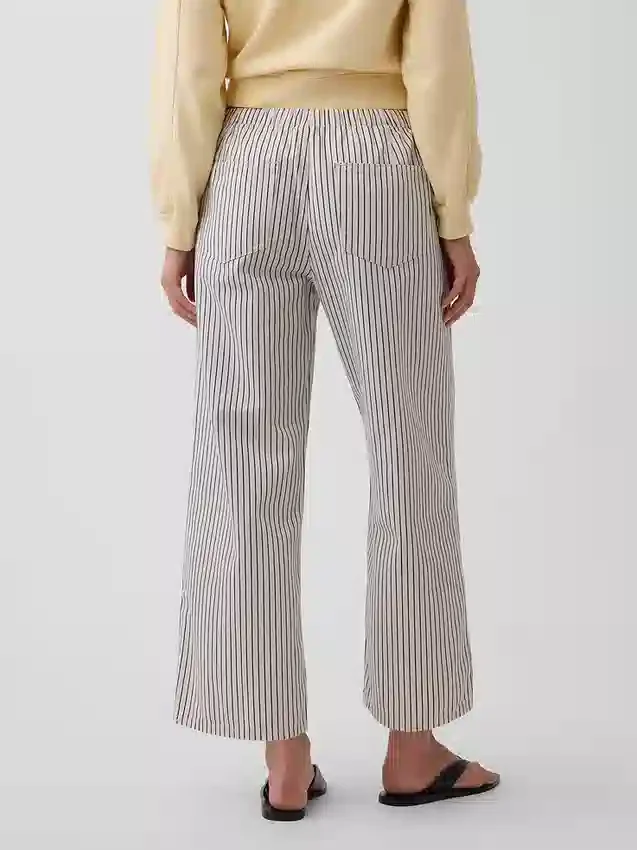 Low Rise '90S Loose Easy Crop Stripe Jeans