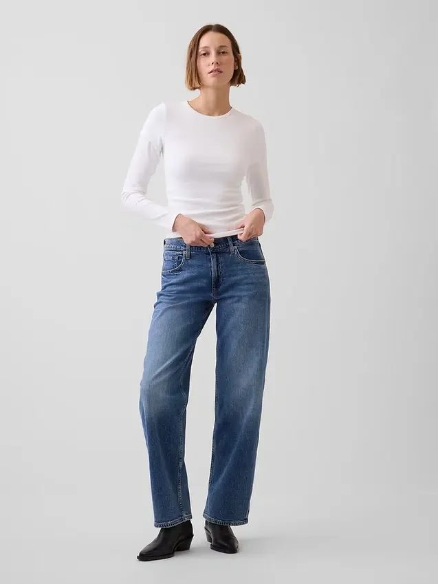 Low Rise '90S Loose Jeans