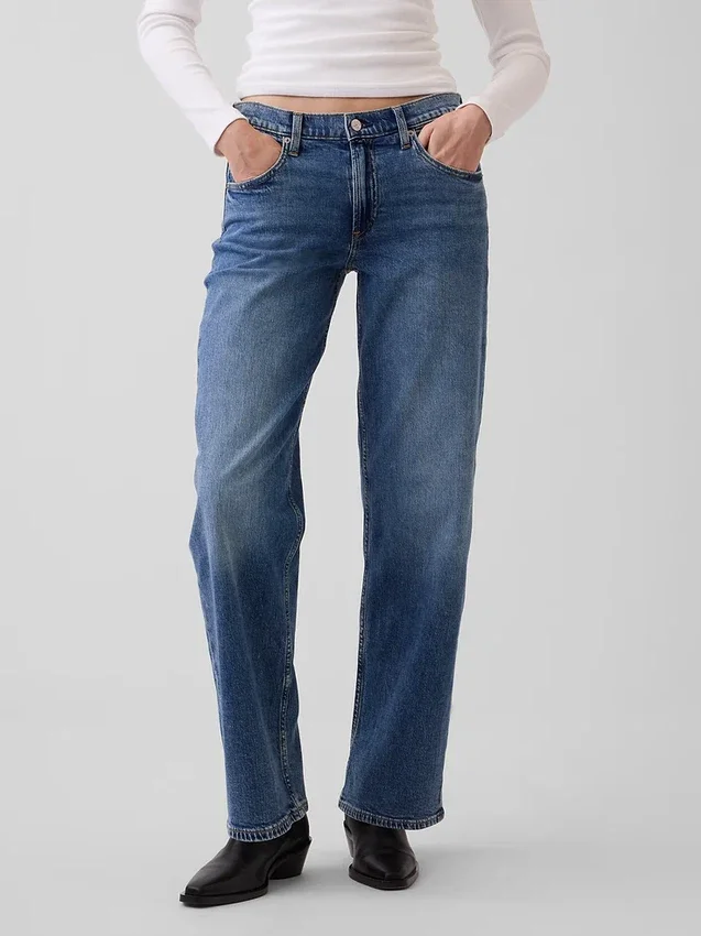 Low Rise '90S Loose Jeans