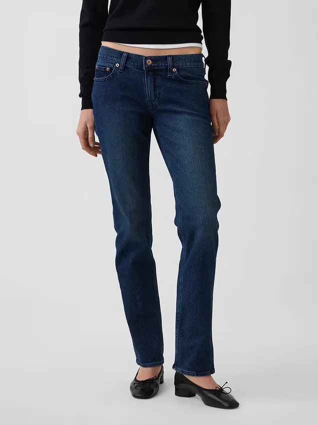 Low Rise '90S Slim Straight Jeans