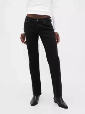 Low Rise ’90S Slim Straight Jeans