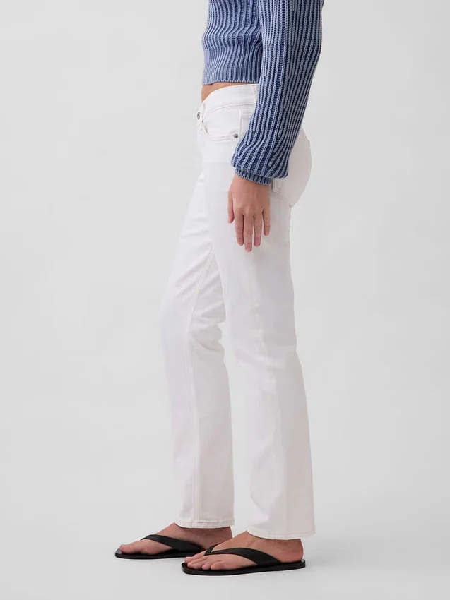 Low Rise '90S Slim Straight Jeans
