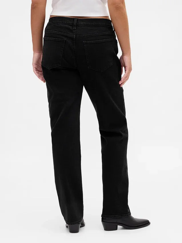 Low Rise '90S Slim Straight Jeans
