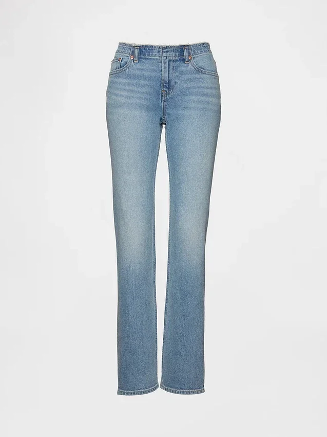 Low Rise '90S Slim Straight Jeans