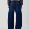 Low Rise Barrel Jeans