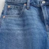 Low Rise Barrel Jeans